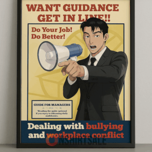 Do Your Job Do Better Motivational Wall Art on Bullying And Conflict for Office Decor