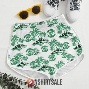 Hibernian FC SPFL Hawaiian Shirt And Shorts Set , Tropical Soccer Fan Apparel
