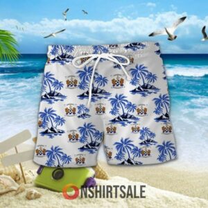 Kilmarnock FC SPFL Hawaiian Shirt And Shorts Set, Tropical Football Fan Outfit