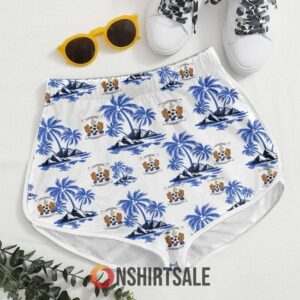 Kilmarnock FC SPFL Hawaiian Shirt And Shorts Set, Tropical Football Fan Outfit
