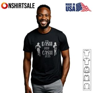 PJP II Dash for Cash 2025 T-Shirt, Fun Run Event Tee for Kids and Family Participants