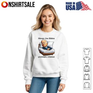 Sleepy Joe Biden Funny T-Shirt, Political Satire Cartoon Meme Tee for Humor Fans