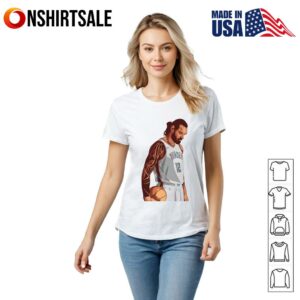 Steven Adams Thunder 12 T-Shirt, Cartoon Style NBA Basketball Fan Tee